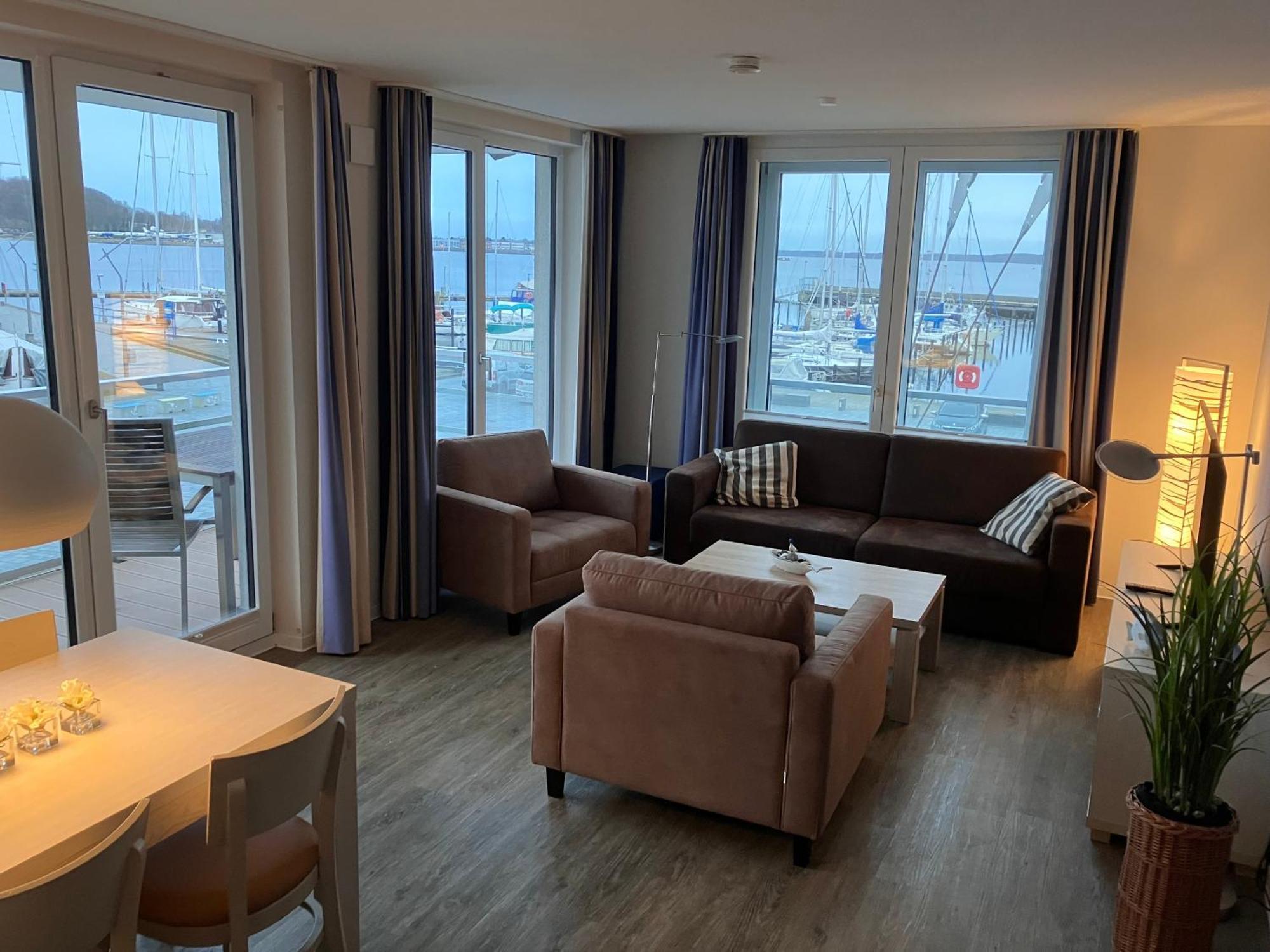 Apartment 10 - "Borbyblick" - Blickrichtung Hafen Und Offene See Екернферде Екстер'єр фото