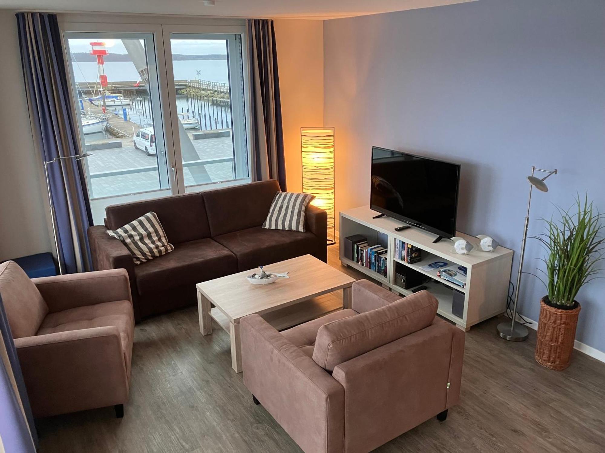 Apartment 10 - "Borbyblick" - Blickrichtung Hafen Und Offene See Екернферде Екстер'єр фото
